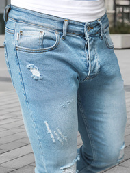 Pánske džínsy Svetlo Modré OZONEE DO/2860