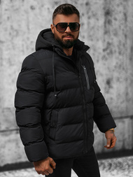 Pánska Bunda Čierna OZONEE JS/27M8112/392