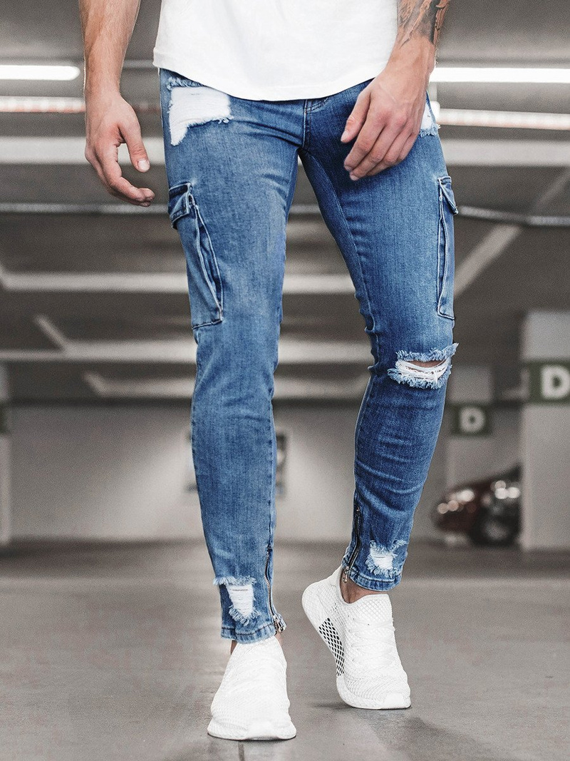 Pánske rifle modré OZONEE G/1054