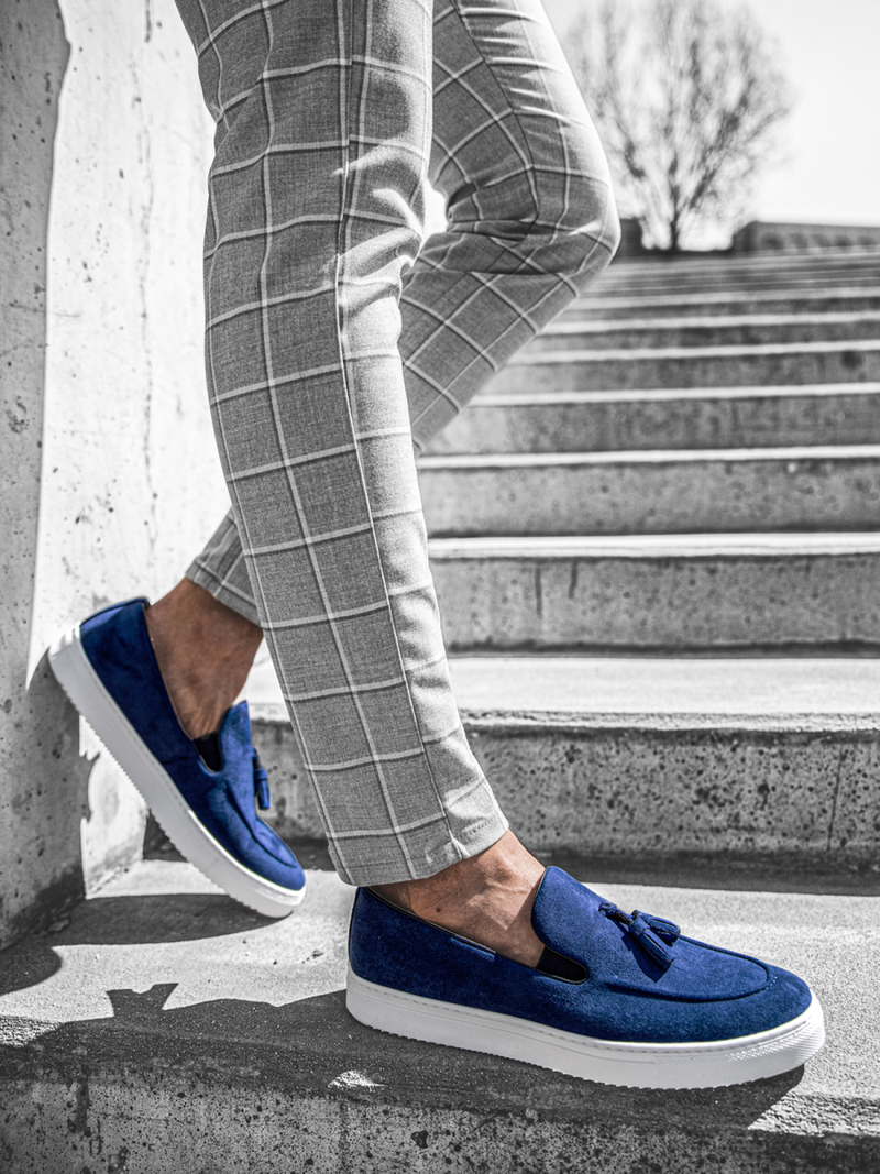 Pánske slip-on tenisky Námornícke Modré TAM/475