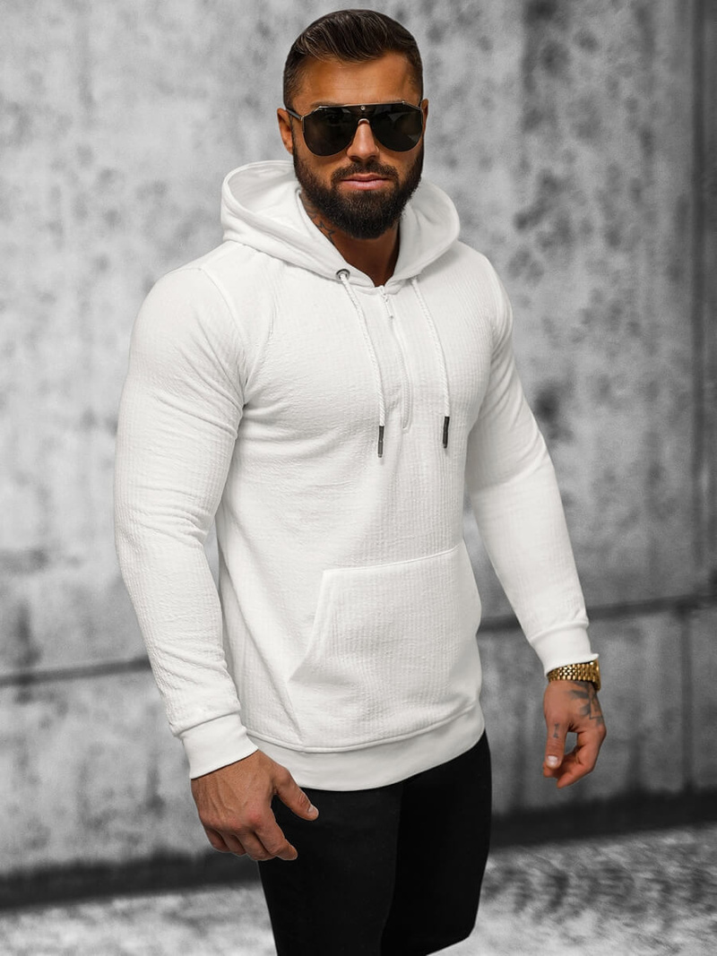 Pánska Mikina Ecru OZONEE O/TB2273