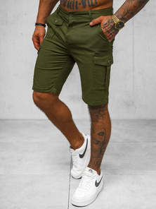Pánske Chino Kraťasy Zelené OZONEE NB/MP0188MV
