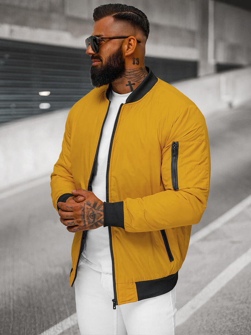 Pánska Bunda Camelová OZONEE JS/AK95Z