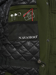 Dámska bunda khaki OZONEE O/W377Z