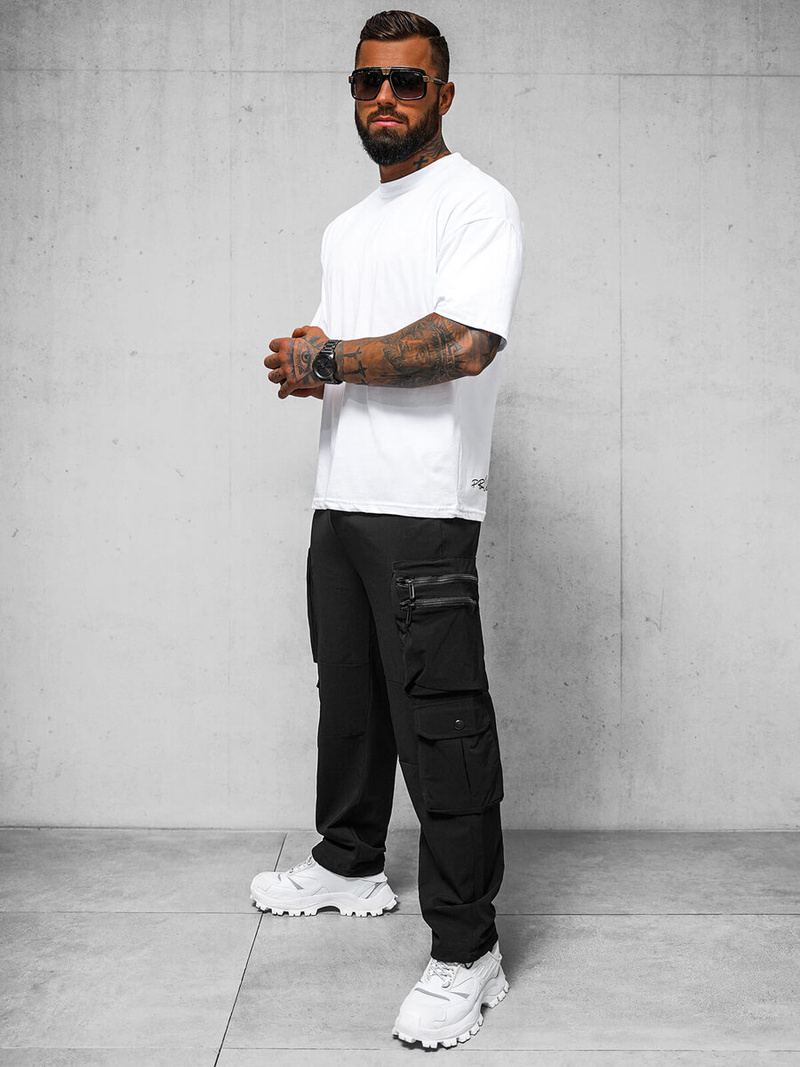 Pánske Nohavice Čierne OZONEE O/PS5527