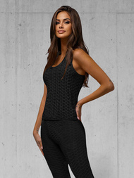 Dámska dvojdielna tepláková súprava čierny OZONEE JS/YW88037/1Z