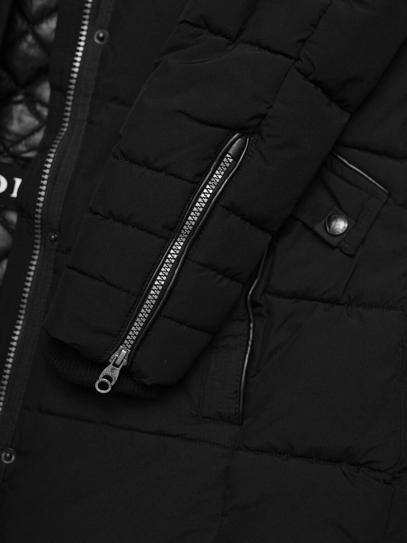 Dámska bunda čierna OZONEE O/W377Z