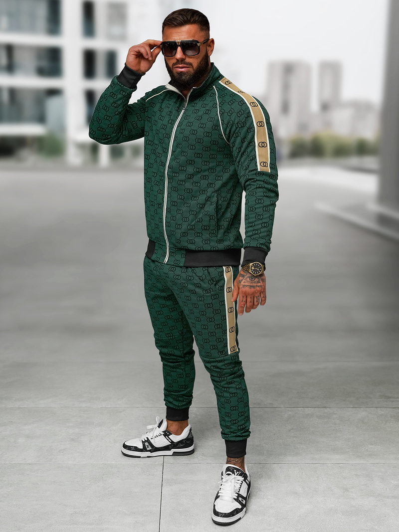 Pánska Tepláková Súprava Zelený OZONEE O/FF5110AB