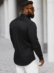 Pánska Košeľa Čierna OZONEE O/V125