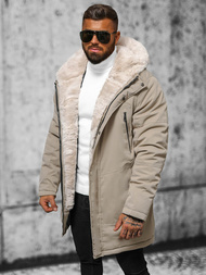 Pánska Zimná Bunda Béžová OZONEE JS/22M315/62