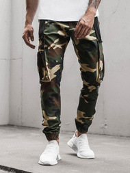 Pánske jogger nohavice zelené OZONEE O/11102