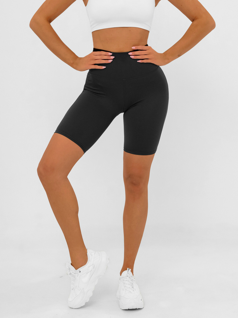 Krátke dámske legíny čierne OZONEE JS/17K583/3