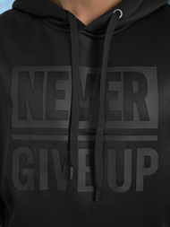 Pánska Mikina Čierna OZONEE JS/8B1983/3