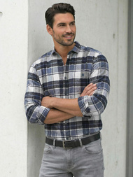 Pánska Košeľa Námornícka Modré OZONEE V/V175Z