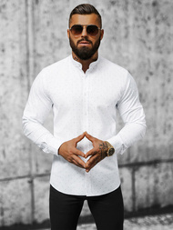 Pánska Košeľa Biela OZONEE O/V21