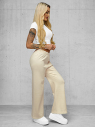 Dámske Nohavice Ecru OZONEE JS/92K526/155