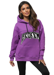 Mikina Fialová OZONEE O/SWE23019Z