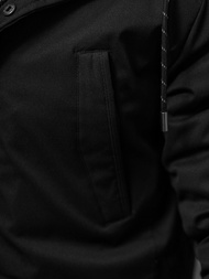 Pánska Zimná Bunda Čierna OZONEE JS/5M120/392