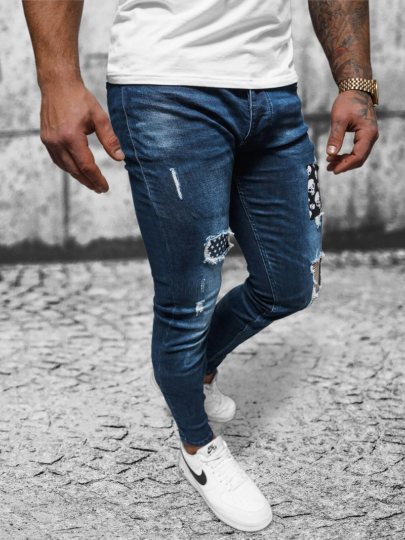 Pánske Rifle Tmavomodré OZONEE NB/MP0015BS