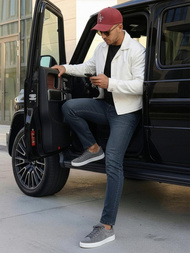 Pánske Rifle Tmavomodré OZONEE O/JK2895AZ