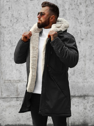 Pánska Zimná Bunda Čierna OZONEE JS/22M38/392