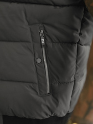 Pánska Vesta Grafitová OZONEE JS/32M1780/105Z