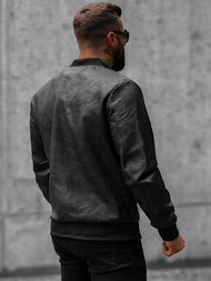 Pánska Bunda Čierna OZONEE O/3A63