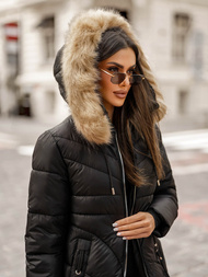 Dámska Zimná Bunda Čierna OZONEE JS/5M3257/392