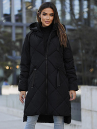 Dámska bunda čierna OZONEE JS/5M3168/392