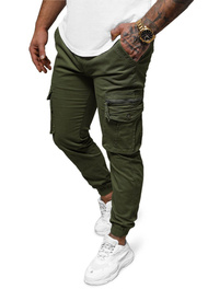 Pánske Chino Jogger Nohavice Zelené OZONEE NB/MP0201MV