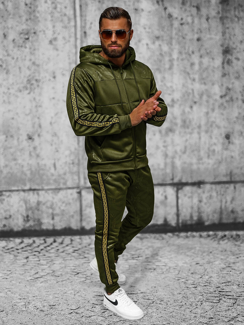 Pánska Tepláková Súprava Zelený OZONEE JS/3C555