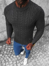 Pánsky Sveter Grafitový OZONEE NB/MM6010/3