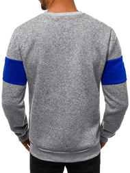 Pánska Mikina Sivá OZONEE JS/KS1901Z