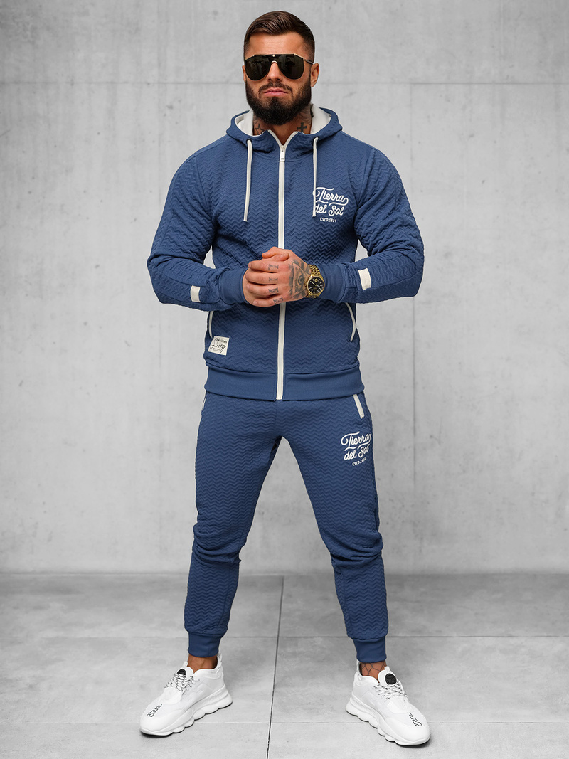 Pánska Tepláková Súprava Indigo OZONEE O/FF5032AB