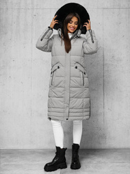 Dámska bunda sivé OZONEE O/W377