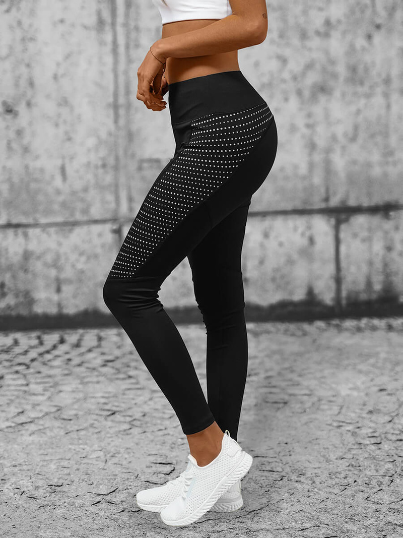 Dámske Legíny Čierne OZONEE O/YY9273