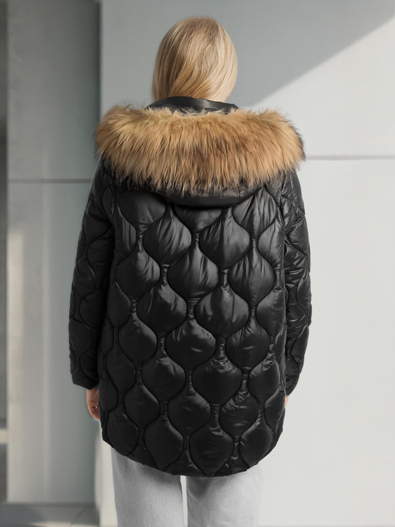 Dámska bunda čierna OZONEE O/5M3226/392Z