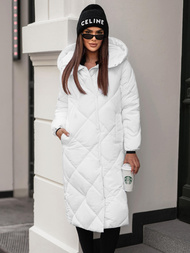 Dámska bunda biela OZONEE JS/5M3173/281Z