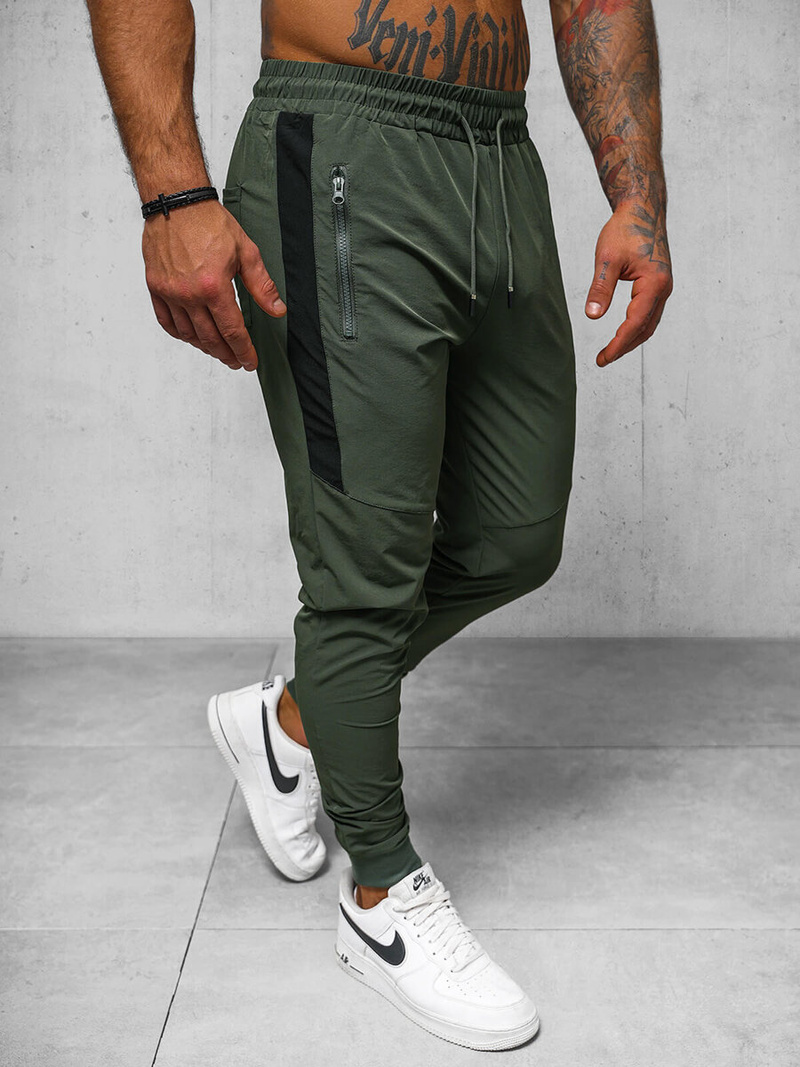 Pánske Chino Nohavice Khaki OZONEE O/DC468