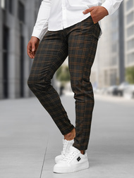 Pánske chino nohavice grafitové OZONEE DJ/5632Z