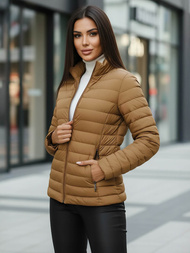 Dámska Bunda Tmavo-Béžové OZONEE JS/16M9109/84Z