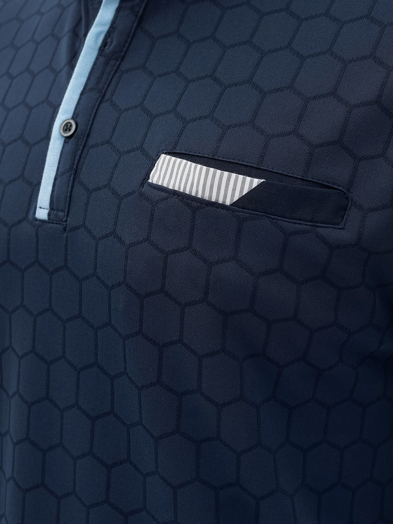 Pánska Polokošeľa Námornícka Modrá OZONEE O/QQ923