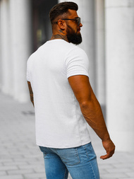 Pánske Tričko Biele OZONEE O/7766T