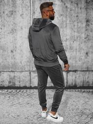 Pánska Velúrová Tepláková Súprava Grafitová OZONEE JS/8C1169/6