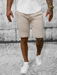 Pánske Chino Kraťasy béžové OZONEE O/P4052