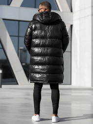 Pánska bunda čierna OZONEE O/M3205Z