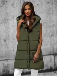 Dámska vesta zelená OZONEE O/81266Z