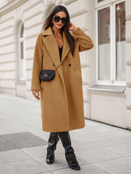 Dámsky kabát camelový OZONEE JS/11Z8161