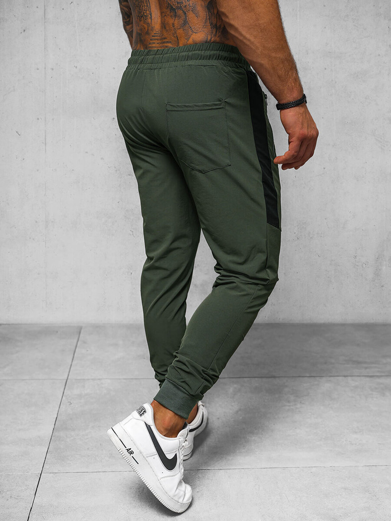 Pánske Chino Nohavice Khaki OZONEE O/DC468