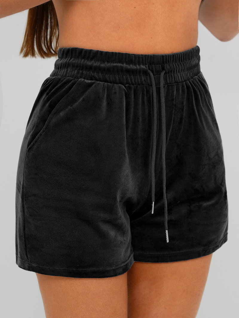 Dámska Velúrová Tepláková Súprava Čierny OZONEE JS/35C1616/3